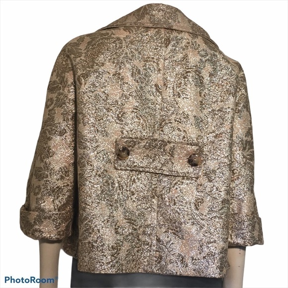 D&G Dolce and Gabbana gold leaf jacket - Picture 3 of 13